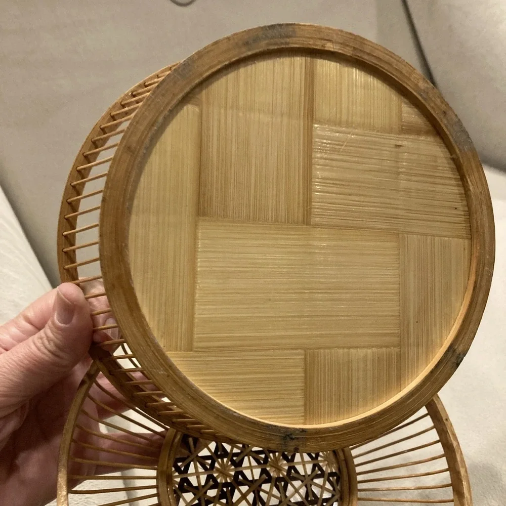 Vintage Handwoven Bamboo Cricket Cage – Asian‎ Folk Art Insect Carrier